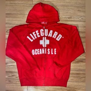 “Ocean Isle” lifeguard zip up